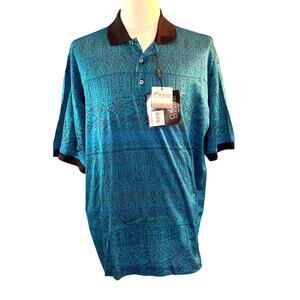VTG ITALY NWT Arturo Garibaldi Italian Wear Polo Shirt "Beau Ridge"